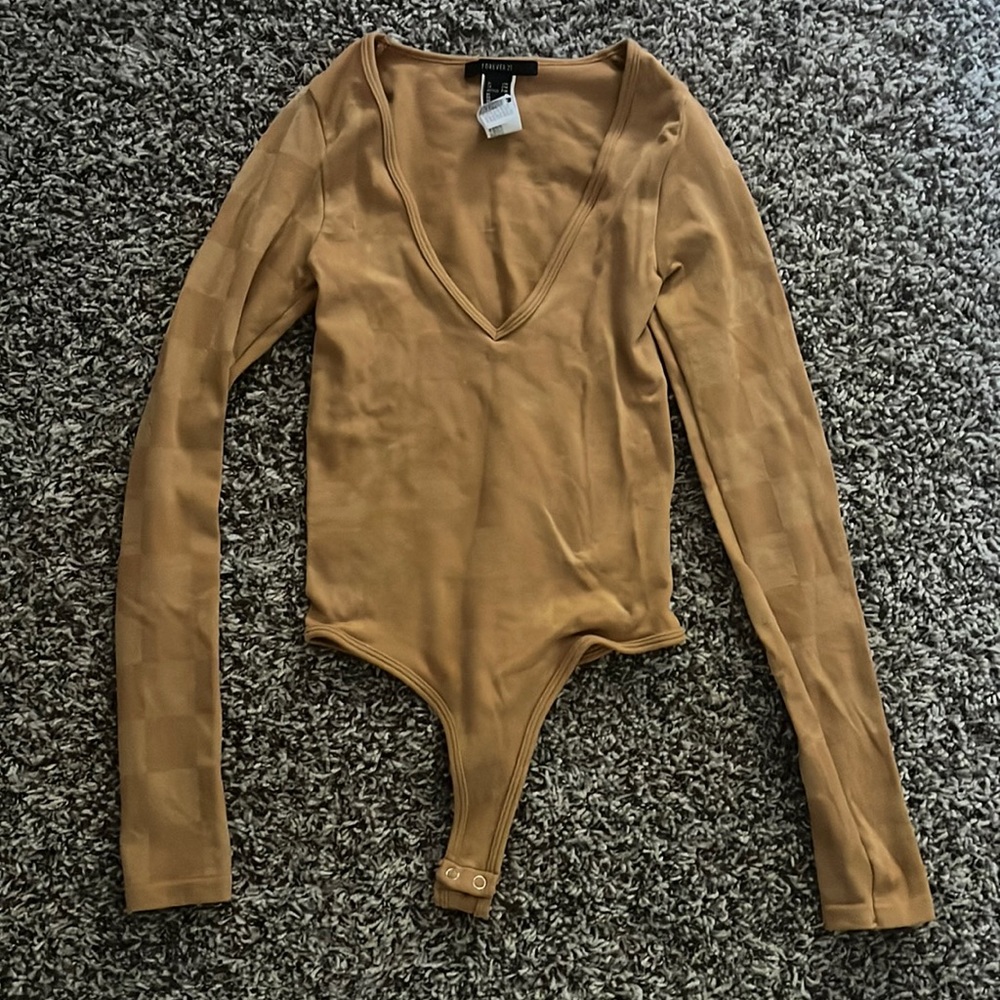 Forever 21 long sleeve bodysuit